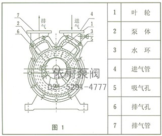 SZ系列水环式真空泵 结构图1