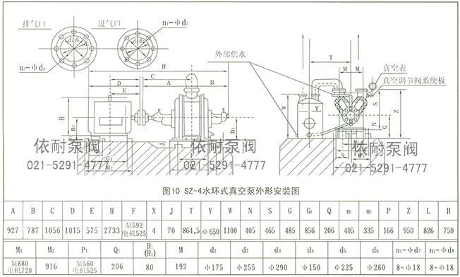 SZ系列水环式真空泵 结构图5