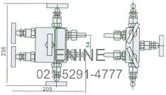 Structure of WF1/2 5-Valve Manifold pic 2 