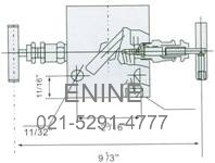 Structure of SS-M2F8 3-Valve Manifold pic 2 