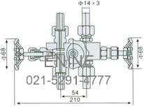 Structure of J23SA 3-Valve Manifold pic 2 