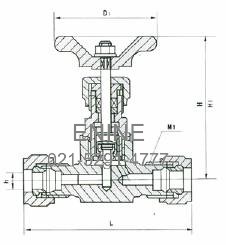 Structure of JJY1 Ferrule Globe Valve 