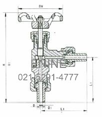 Structure of J24W Angle Globe Valve 