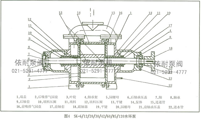 SK真空泵 结构图2